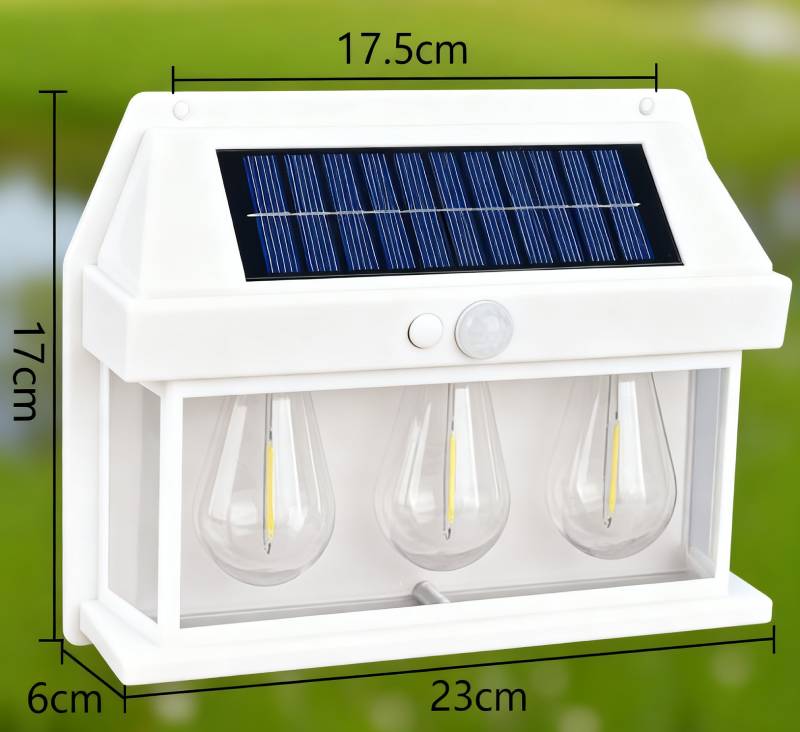 🔥☀️ Solar Wall Lights - Vintage Edison Style with Smart Motion Sensor! ☀️